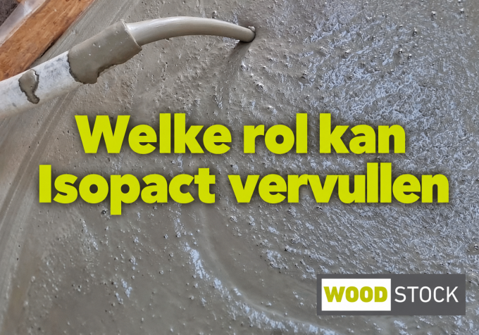 Isopact is een cementgebonden isolatiemateriaal met isolerende bestanddelen